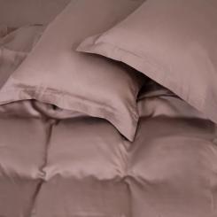 Постельное белье MirSon Tencel №08 Beige 2x160x220 Семейный Евро Фото 1