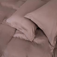 Постельное белье MirSon Tencel №08 Beige 2x160x220 Семейный Евро Фото 2