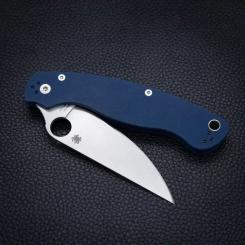 Нож Spyderco Military 2 CPM SPY27 G-10 Cobalt Blue Фото 9