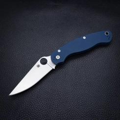 Нож Spyderco Military 2 CPM SPY27 G-10 Cobalt Blue Фото 3