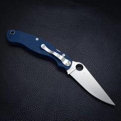 Нож Spyderco Military 2 CPM SPY27 G-10 Cobalt Blue Фото 4