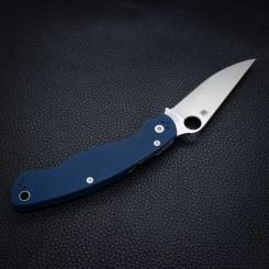 Нож Spyderco Military 2 CPM SPY27 G-10 Cobalt Blue Фото 5