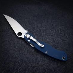 Нож Spyderco Military 2 CPM SPY27 G-10 Cobalt Blue Фото 6