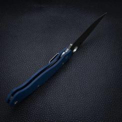 Нож Spyderco Military 2 CPM SPY27 G-10 Cobalt Blue Фото 7