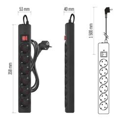 Сетевой удлинитель EMOS P54219 Фото 10