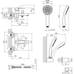 Смеситель Kroner Eifel-C060 Фото 7