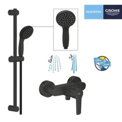 Душевой гарнитур Grohe QuickFix Start Black Фото 7
