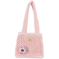 Переноска для животных MISOKO&CO 40x18x38 см розовая Фото