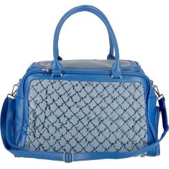 Переноска для животных MISOKO&CO 45x20x30 см синяя Фото 1