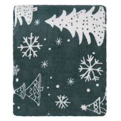 Плед Ardesto Christmas Flannel 160х200см, 100% поліестер, ялинк Фото 1