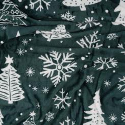 Плед Ardesto Christmas Flannel 160х200см, 100% поліестер, ялинк Фото 2
