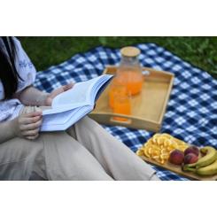 Плед Ardesto Picnic 130х170см, 100% поліестер, клітинка синій Фото 11