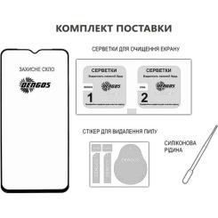 Стекло защитное Dengos Full Glue Motorola G06 Black Фото 2