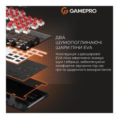 Клавиатура GamePro Genesis Metallic MK144B Outemu Red Switch USB UA B Фото 9