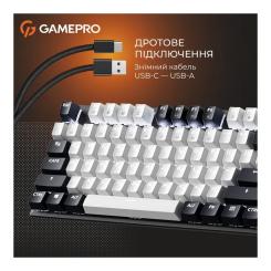 Клавиатура GamePro Genesis Metallic MK144B Outemu Red Switch USB UA B Фото 7