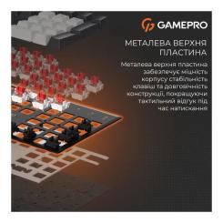 Клавиатура GamePro Genesis Metallic MK144B Outemu Red Switch USB UA B Фото 8