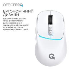Мышка OfficePro M468W Wireless/Bluetooth White Фото 5