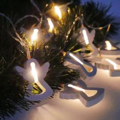 Гирлянда Chomik Янгол 10 LED, теплий білий, IP20, 2хАА Фото 3