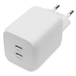 Зарядное устройство Digitus 2xUSB-C PD65W GaN Фото