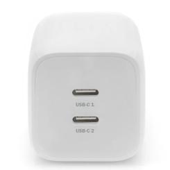 Зарядное устройство Digitus 2xUSB-C PD65W GaN Фото 1