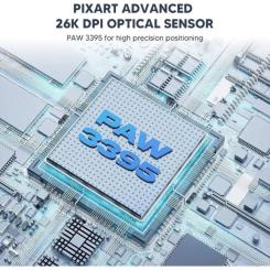 Мышка Redragon M917GB ST4R Pro Wireless/Bluetooth Black Фото 5