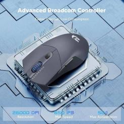 Мышка Redragon M917GB ST4R Pro Wireless/Bluetooth Black Фото 7