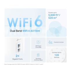 Точка доступа Wi-Fi TP-Link DECO-X10-1-PACK Фото 5