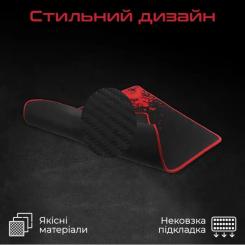 Коврик для мышки Meetion P110 Black/Red Фото 3