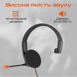 Наушники Meetion HP002U Black/Orange Фото 2