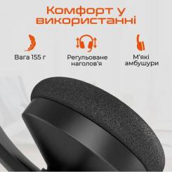 Наушники Meetion HP002U Black/Orange Фото 4