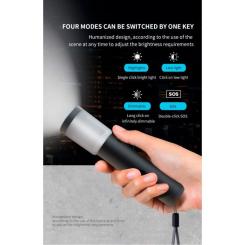 Фонарь Xiaomi Jimihome Flashlight Black Фото 3