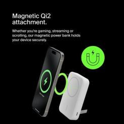 Батарея универсальная Belkin 8000mAh MagSafe Wireless Qi2 White Фото 4