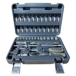 Набор инструментов GTM 46шт. 1/4" 4-14мм, кейс Фото