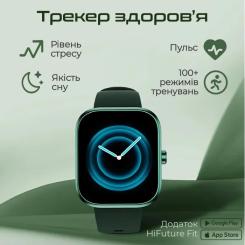 Смарт-часы HiFuture lume pro dark green Фото 2