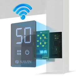 Полотенцесушитель Navin Авангард Х 1000х480 Wi-Fi правобічна біла Фото 8