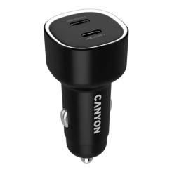 Зарядное устройство Canyon 2xUSB-C PD60W black Фото 3