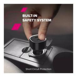 Зарядное устройство Canyon 2xUSB-C PD60W black Фото 7