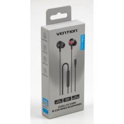 Наушники Vention Echo Lite 3.5mm In-Ear Wired Black Фото 9