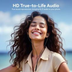 Наушники Vention Echo Lite 3.5mm In-Ear Wired Black Фото 2