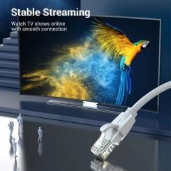 Патч-корд Vention 3м, UTP cat 6 RJ-45 gray Фото 4