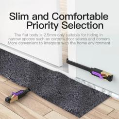 Патч-корд Vention 1м, FTP cat 7 RJ-45 black Фото 4