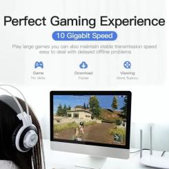 Патч-корд Vention 1м, FTP cat 7 RJ-45 black Фото 5