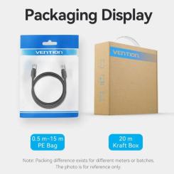 Патч-корд Vention 0.5м, S/FTP cat 8 RJ-45 black Фото 11