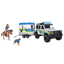Спецтехника Dickie Toys набор Полиция Перевозка лошадей Фото