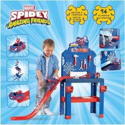 Игровой набор Smoby Спіді. Майстерня з машинкою, 94 аксесуари Фото 3