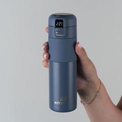 Термокружка Kite 1227 з термодатчиком 450 мл синій Фото 5