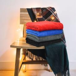 Плед Bergamo Diamond черный 130 х 180 см Фото 4