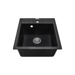 Мойка кухонная Adamant Brick чорний Фото 1