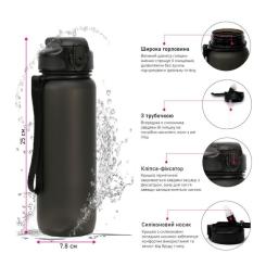 Бутылка для воды Line Art Grassa 800 мл червоний Фото 6