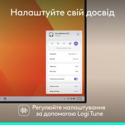 Наушники Logitech Zone Wireless 2 ES Graphite Фото 8
